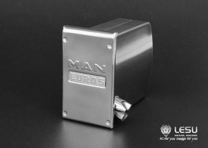 1/14 truck simulation exhaust tank G-6141 decorative parts model accessories can be opened Tamiya tractor LESU