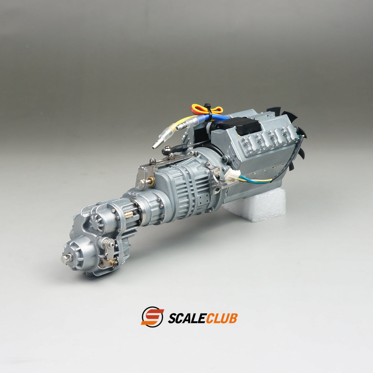 Scaleclub Metal 27T Front and Rear Differential Transfer Drive Integrated Gearbox Suitable for 1/14 RC Truck Model Toy Parts