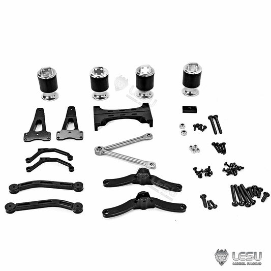 1/14 truck simulation airbag suspension Tamiya tractor model accessories large travel shock absorber system LESU