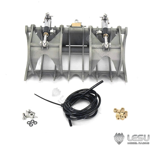 LESU 1/14 Engineering Hydraulic Model Bobcat Loader Upgraded with Hydraulic Gripper