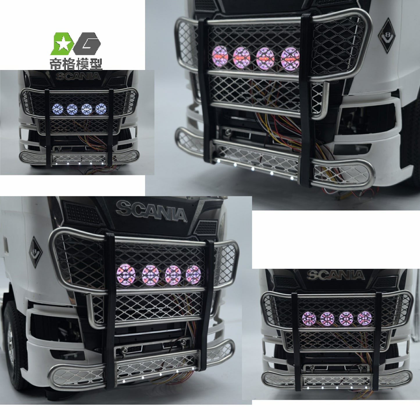 DG Model 1/14 Tamiya Tractor Truck Volvo Cabin Crash Barrier