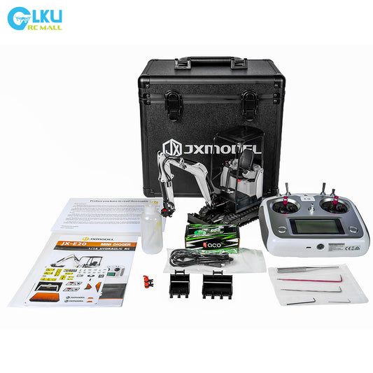 JX-E20-V2.0 Mini Excavator RTR JXmodel1/14 Metal Electronic Hydraulic Remote Control Desktop