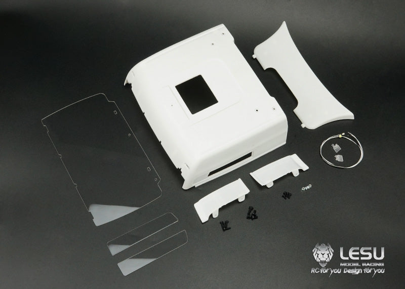 1/14 truck toy TGX car shell metal chin pump bumper Tamiya mud tractor accessories car model