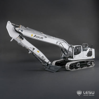 1/14 scale engineering remote-controlled hydraulic model CNC 7-way directional valve Aoue-945 long boom excavator BA-B0034