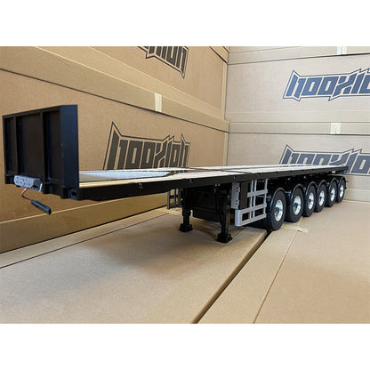 Nooxion 1/14 6-axis flatbed trailer for tractor truck