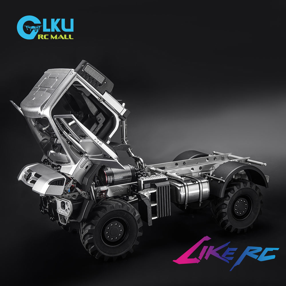 LIKERC 1/14 Mercedes-Benz Unimog U535 remote control car simulation alloy car model off-road climbing car model