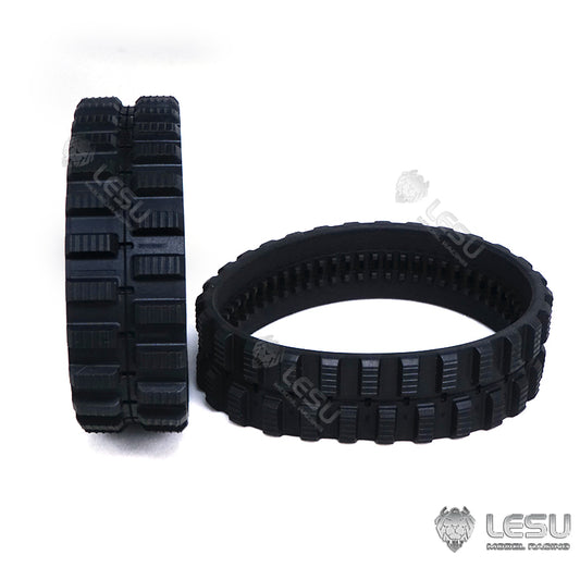 LESU 1/14 Simulation Model Engineering Crawler Bobcat Skid Steer Loader Rubber Track Strip