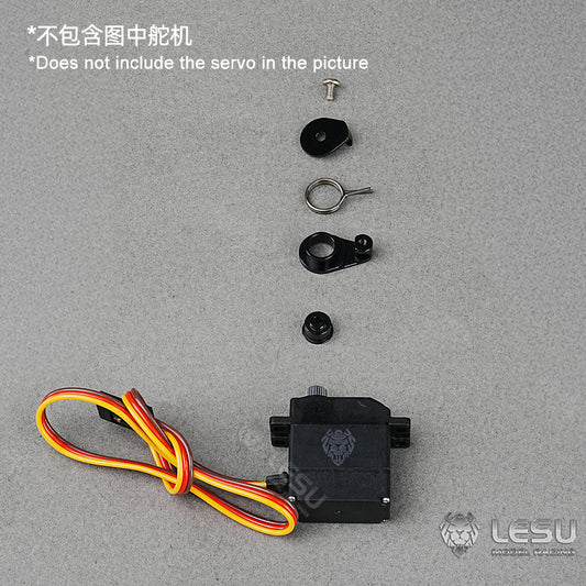 CNC aluminum alloy metal servo arm to prevent the servo from blocking and burning out. High torque and high strength M2 servo rocker arm