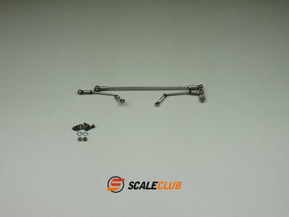 Scaleclub 1/14 8X8 8X4 heavy tractor truck with 1 front and 3 rear linkage steering rods