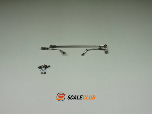 Scaleclub 1/14 8X8 8X4 heavy tractor truck with 1 front and 3 rear linkage steering rods