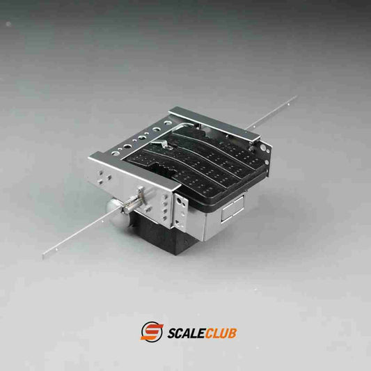 Scaleclub Tamiya 1/14 tractor truck Mercedes-Benz with two axles, battery box, gas tank, tail beam bracket