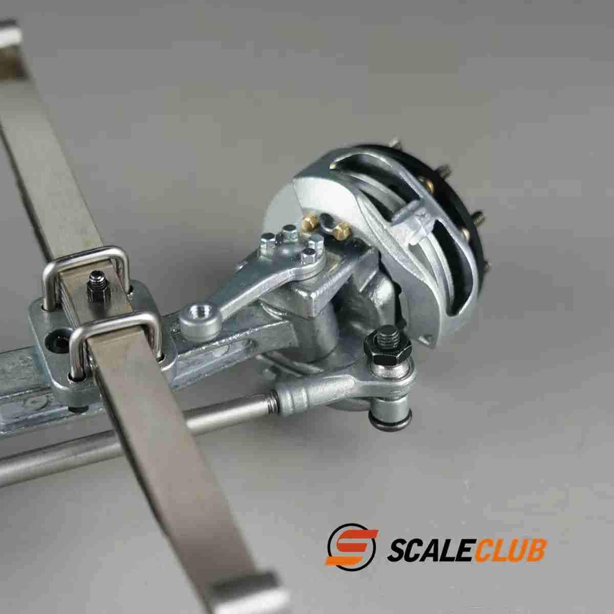 scaleclub 1/14 Tamiya tractor truck dump truck metal non-powered tilt front axle brake caliper