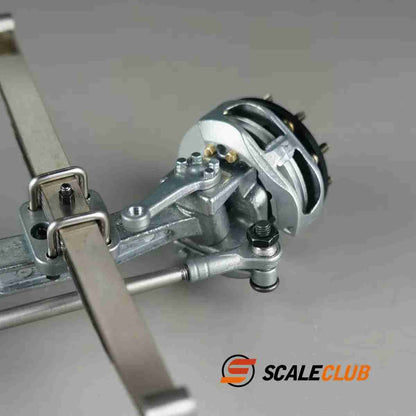 scaleclub 1/14 Tamiya tractor truck dump truck metal non-powered tilt front axle brake caliper