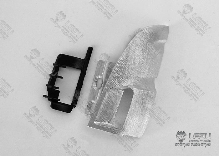 1/14 Truck Model R730 Front Grille Bumper Set Tamiya Tractor DIY Metal CNC Parts LESU