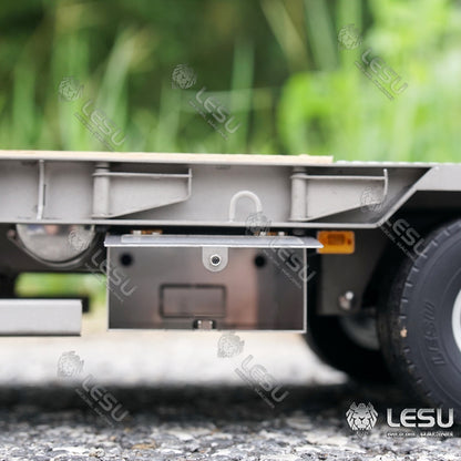 LESU 1/14 Tamiya hydraulic lift tailgate engineering trailer high load airbag suspension small wheel semi-trailer LS-A0020