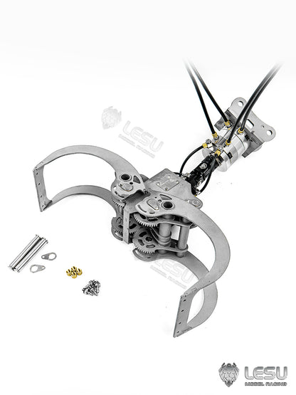 LESU1/14 hydraulic construction machinery excavator model wood clamp AT-C0044