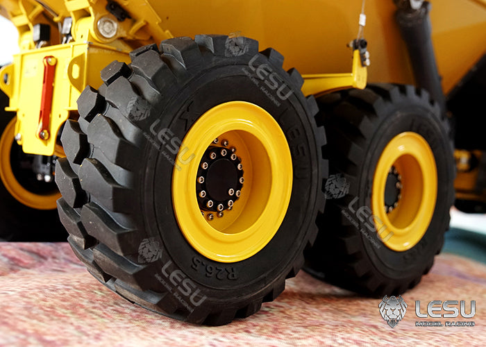 LESU 1/16 AOUE AT60H Full Metal Hydraulic Articulated Truck Model