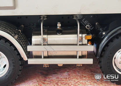 LESU 1/14 Tamiya MAN TGS 8X8 simulation model engineering vehicle hydraulic one-way bucket dump truck
