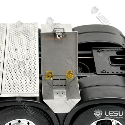 LESU 1/14 Truck Model Toy FH16 Heavy Towing Chassis 8X8 Full Drive Differential Lock Axle