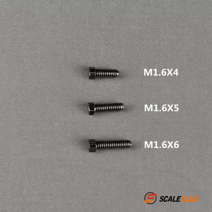 scaleclub Custom 1.6mm Nut Screw Hexagonal (2.0mm) Screw