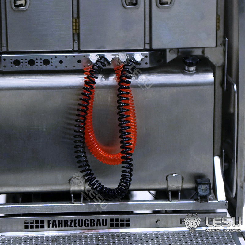 1/14 simulation truck gas pipe line rack equipment rack decoration modification accessories fixed Tamiya model LESU