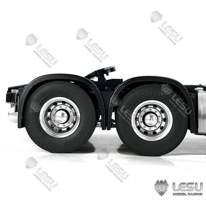 LESU 1/14 Tamiya Volvo 6X6 tractor truck model toy model metal chassis shell can be directly installed