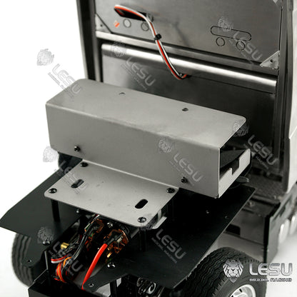 LESU 1/14 Truck Model Toy FH16 Heavy Towing Chassis 8X8 Full Drive Differential Lock Axle