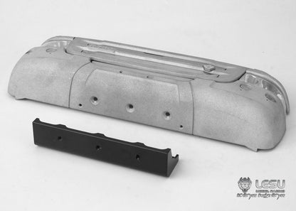 1/14 Truck Model R730 Front Grille Bumper Set Tamiya Tractor DIY Metal CNC Parts LESU