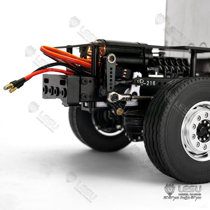 LESU 1/14 Tamiya Truck Toy 3363 1851 Tractor Full Metal 6X6 Chassis