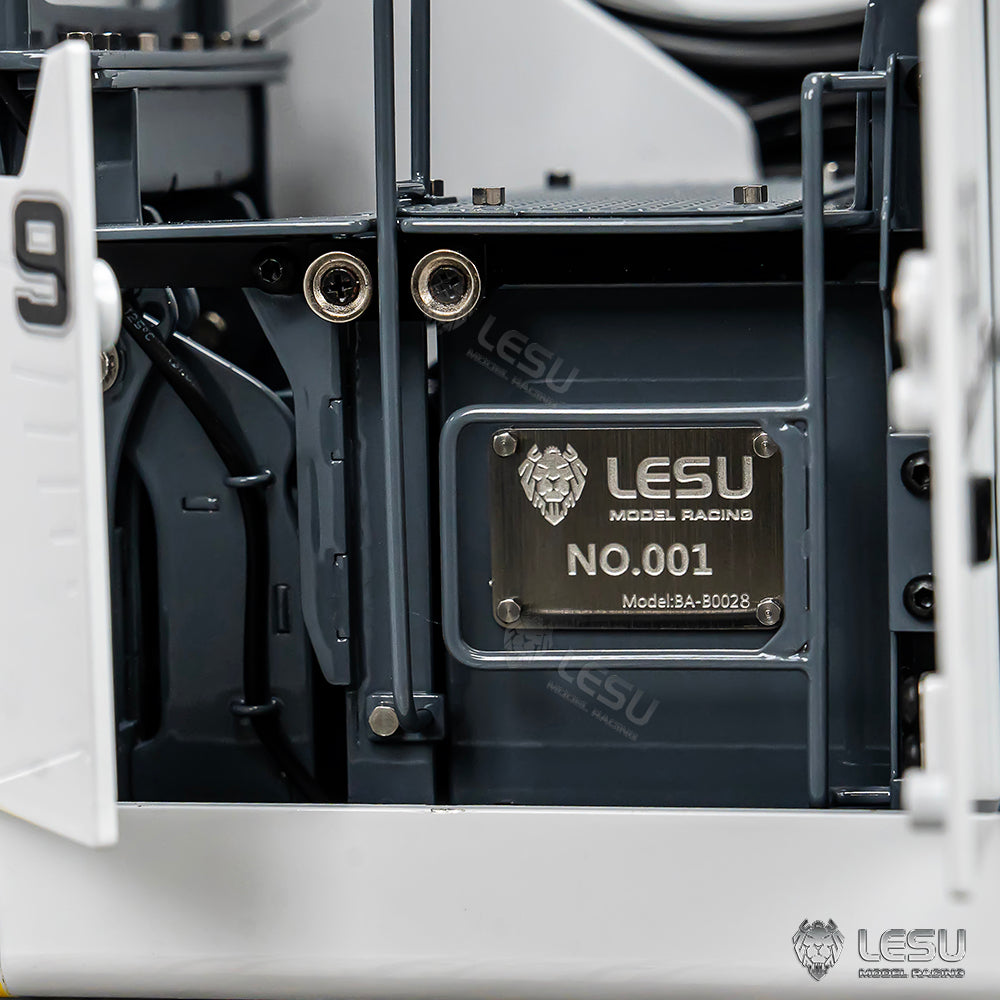 LESU 1/14 Fully Hydraulic Remote Control Model Simulation Excavator Aoue-LR960 Demolition Machine Excavator