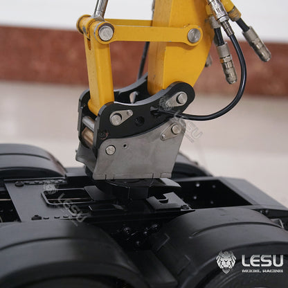LESU 1/14 PC360 excavator quick-release replacement tractor grinding disc fixed excavator crawler trailer modification accessories