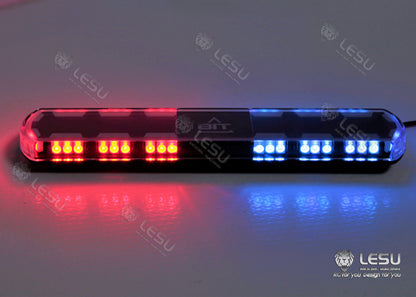 LESU 18 modes LED red, blue, yellow and orange light S-1280 for Tamiya 1/14 RC truck warning top light upgrade modification