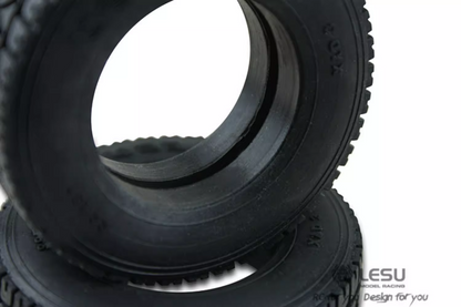 1/16 truck tractor DIY German bruder tire RC accessories model 60001 highway front wide tire LESU