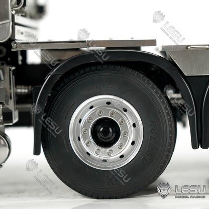 LESU 1/14 Truck Model Toy FH16 Heavy Towing Chassis 8X8 Full Drive Differential Lock Axle