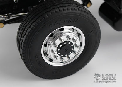LESU 1/14 Tamiya Scania R620 R470 tractor truck 6X6 metal chassis tractor remote control toy model