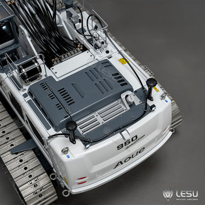 LESU 1/14 Fully Hydraulic Remote Control Model Simulation Excavator Aoue-LR960 Demolition Machine Excavator