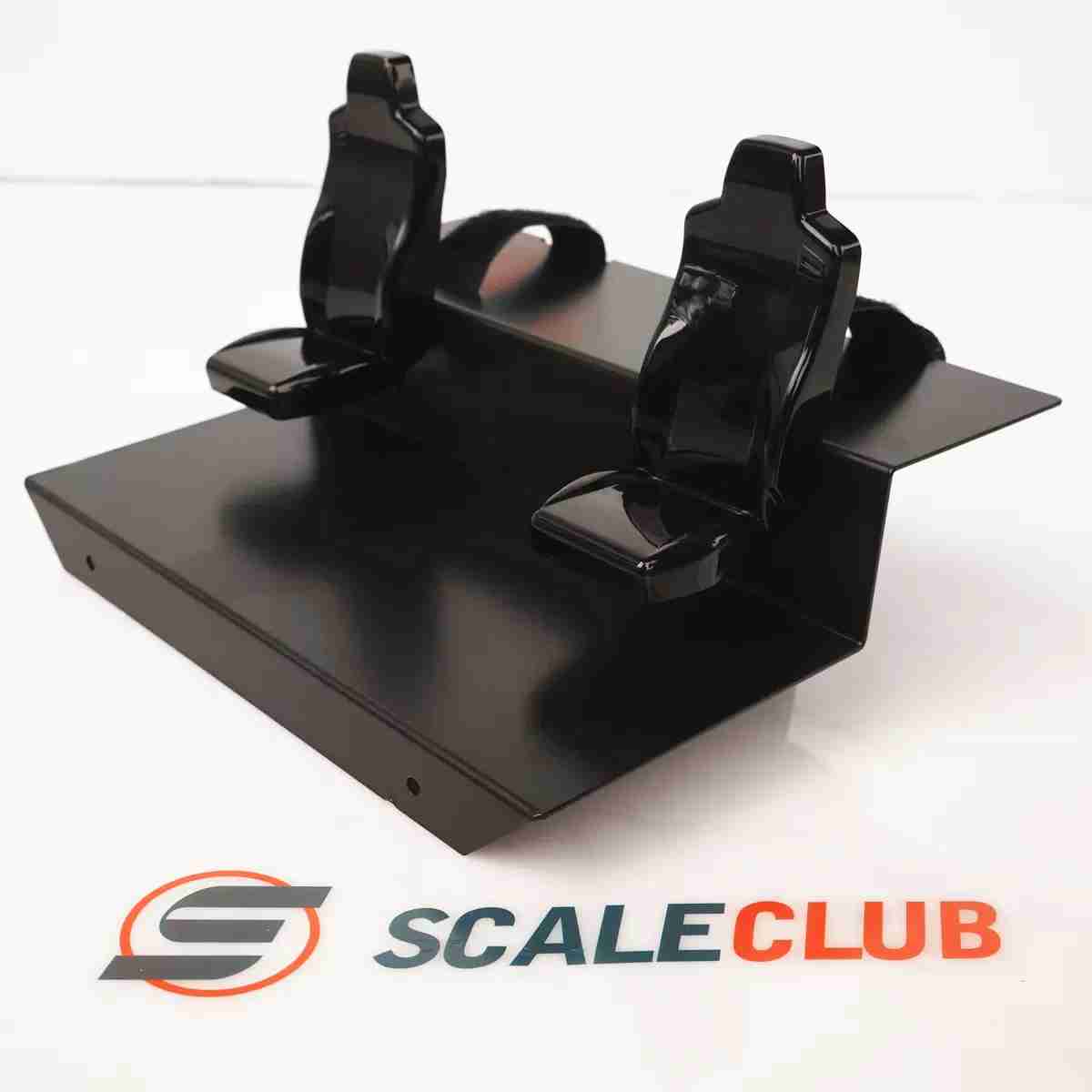 SCALECLUB DTB-TY-1 for 1/14 Tamiya RC trailer truck steering gear front storage line metal floor upgrade modification parts
