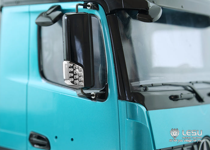 LESU 1/14 Tamiya benz 3348 full drive 6X6 high torque truck model toy hydraulic three-way dump truck