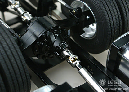 LESU 1/14 Tamiya Scania tractor truck metal three-axle 6X4 chassis remote control car model modification