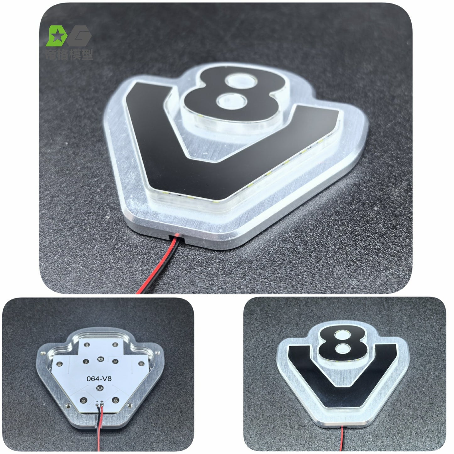 DG Model Tamiya 1/14 V8 Tractor Truck 56371 770S Man Background Wall Light Box