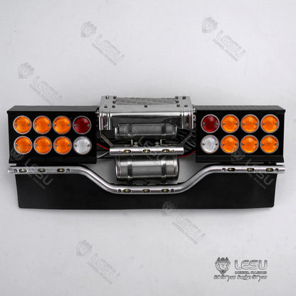 1/14 truck toy tail beam tail light gas tank set warning light Tamiya tractor R620 R470LESU