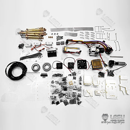 LESU 1/14 CAT 374F Heavy Excavator Remote Control Hydraulic Excavator Model Toy Full Metal Simulation Model