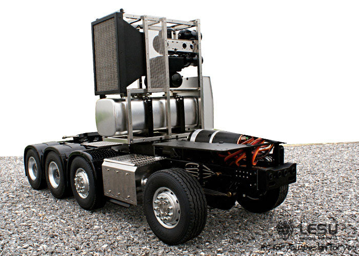 LESU 1/14 Tamiya Benz 1851 3363 Heavy Duty Tractor Truck Chassis 8X8 Full Drive Differential Lock Axle