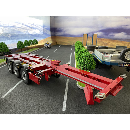 Nooxion 1/14 scale 20-40 feet telescopic multi-purpose container skeleton trailer