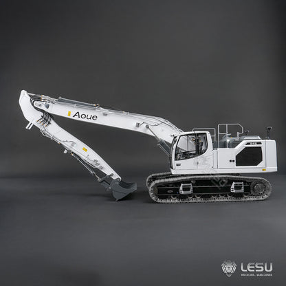 1/14 scale engineering remote-controlled hydraulic model CNC 7-way directional valve Aoue-945 long boom excavator BA-B0034