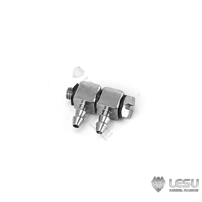 Hydraulic model modified stainless steel precision M3 threaded joint elbow nozzle nylon oil pipe installation LESU