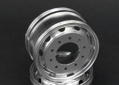 1/14 trailer aluminum alloy wheel Maersk trailer wheel model accessories W-2043-D wide wheel LESU