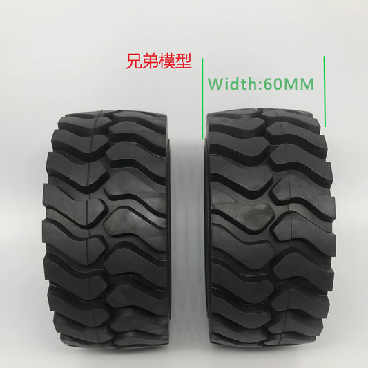 XDRC 142mm outer diameter engineering vehicle model tire loader model mining truck model forklift with liner