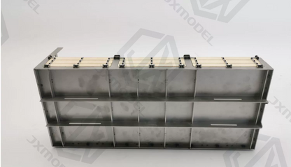 Hong Kong style wooden railing box JXmodel Tamiya 1/14 scale truck modification upgrade simulation carved wood board