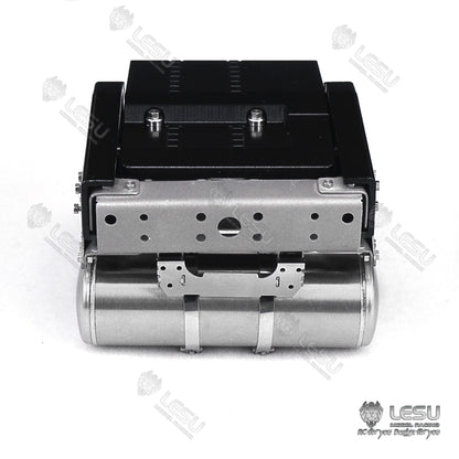 1/14 Truck FH16 FH12 Battery Box Gas Tank Tail Beam Light Stand Set L-1029 Tamiya Tractor Universal